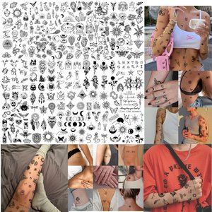 Small Temporary Tattoo, Realistic Tiny Tattoos - Tattoos Adults Women Men